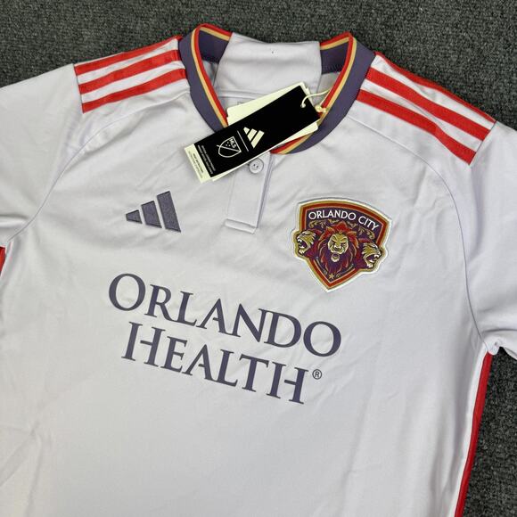 Orlando City SC Adidas Away Jersey Womens Size Small 24/25 MLS Soccer IP6011 NWT - Picture 1 of 9